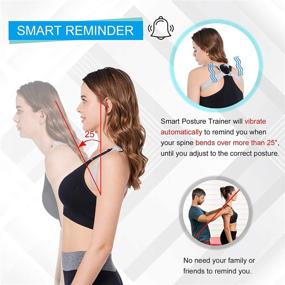 img 1 attached to Improve Your Posture with the Intelligent Smart Posture Corrector for Men and Women!