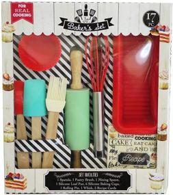 img 1 attached to 🧁 Handstand Kitchen 17-piece Real Baking Set for Kids with Recipes - Introducing the Ultimate Baking Experience!