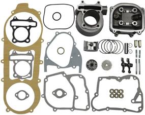 img 4 attached to 🛵 Комплект по перестройке двигателя GY6 150cc Big Bore Цилиндр головы китайского скутера - GOOFIT Комплект цилиндров с диаметром 57.4 мм