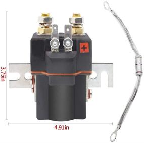 img 2 attached to 🔌 Panglong Club Car Golf Cart Solenoid Coil - Reliable 48V Terminal Replacement Kit for DS and Precedent Models - 101908701 102774701, 5722 Suit (Solenoid and Resistor Assembly)