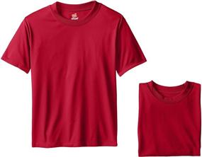 img 1 attached to 👕 Hanes Performance T Shirt White Medium Boys' Clothing: Discover High-Quality Comfort and Style