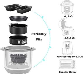 img 3 attached to 🔌 Optimized Esjay Accessories for Instant Pot 6, 8Qt and Ninja Foodi 6.5, 8Qt