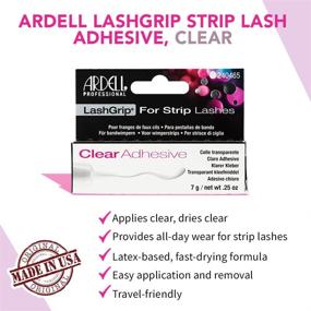 img 1 attached to 💡 Ardell LashGrip Clear Strip False Lash Adhesive, 0.25 Oz