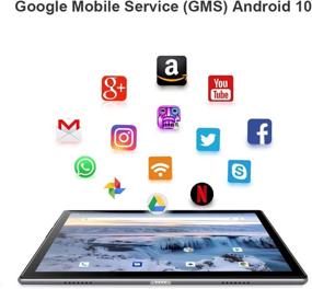 img 2 attached to 📱 Pritom TronPad 10-inch Android 10.0 Tablet - Octa-Core, 3GB RAM, 32GB ROM, 6000mAh Battery, 5G+2.4G WiFi, GPS, Dual Camera, USB-C Tablet PC, Full Metal Body