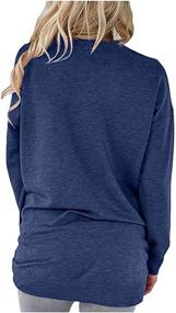 img 2 attached to Crewneck Sweatshirt Fitting Pockets FA_Black Sports & Fitness for Team Sports