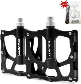 img 3 attached to 🚲 High-Performance EULANT Flatform MTB Pedals: Durable Aluminium Sealed Bearing Pedals for BMX & MTB 9/16