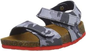 img 4 attached to Joules Boys Kitt Sandals Blue Boys' Shoes