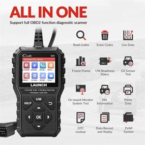 img 4 attached to 🚗 LAUNCH OBD2 Scanner CR529: Enhanced Universal Car Code Reader with Full OBDII Functions, 2021 Newest Auto Diagnostic Scan Tool for All OBDII Cars After 1996