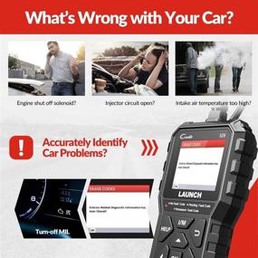 img 1 attached to 🚗 LAUNCH OBD2 Scanner CR529: Enhanced Universal Car Code Reader with Full OBDII Functions, 2021 Newest Auto Diagnostic Scan Tool for All OBDII Cars After 1996