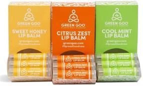 img 1 attached to 💚 Green Goo Cool Mint Lip Balm - All-Natural, 0.15 oz Stick, 4-Pack