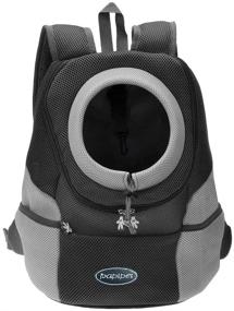 img 1 attached to PAPIPET Pet Dog Carrier Backpacks - Breathable Head Out Travel Front Pack for Small Medium Dogs Cats Rabbits