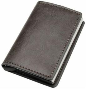 img 4 attached to Ultimate Moo Shiner Blocking Aluminum Accessories 🔒 for Men's Wallets, Card Cases & Money Organizers