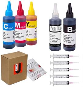 img 4 attached to 🖨️ JetSir Refill Ink Kit for HP 564 364 920 902 63 Inkjet Printer Cartridge, Refillable Cartridges, CISS, 5 Color (Black, Photo Black, Cyan, Magenta, Yellow) - 100ML x5 with Syringe and Instruction