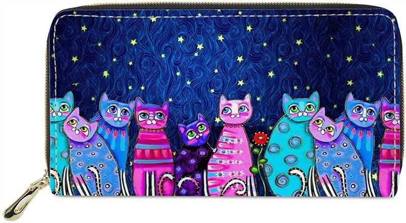 mumeson novelty wallet leather clutch 로고