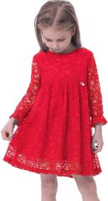 img 4 attached to Bonny Billy Girls Line Dress Collection for Girls' Clothing