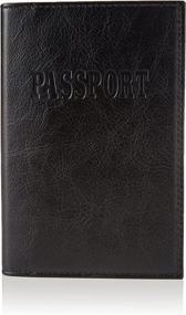img 3 attached to 👜 Стильный паспортный кошелек из натуральной кожи OTTO: необходимый аксессуар для путешествий.