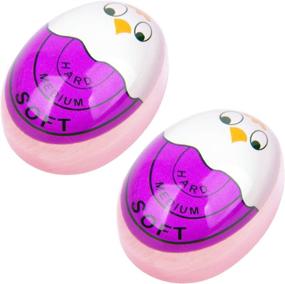 img 4 attached to 🥚 Egg Timer Sensitive: Color Changing Indicator for Perfectly Boiled Eggs (Purple 2 Pack)