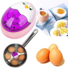 img 2 attached to 🥚 Egg Timer Sensitive: Color Changing Indicator for Perfectly Boiled Eggs (Purple 2 Pack)