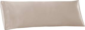 img 3 attached to EXQ Home Satin Body Pillow Pillowcase: Luxurious Camel Silk Pillowcase, Super Soft and Enveloping (20x54 Inches)