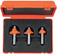 🔧 cmt 838 001 11: 3-piece router bit set with 4-inch roundover logo