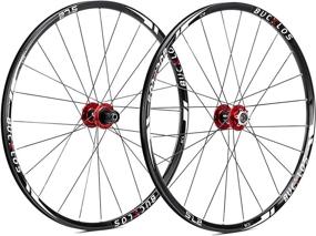 img 4 attached to 🚲 Bucklos Mountain Bike Wheelsets: Carbon Hub, Quick Release Disc Brakes, Low-Resistant Spokes – US Stock