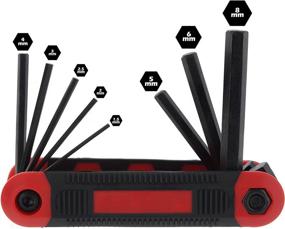 img 3 attached to 🔧 Drixet Folding Metric Socket Set: Compact and Versatile 8-Piece Toolkit for Precision Jobs