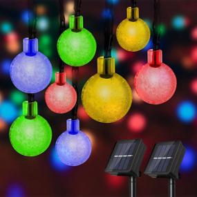 img 4 attached to Christmas Outdoor Lights Waterproof Decorations Seasonal Decor