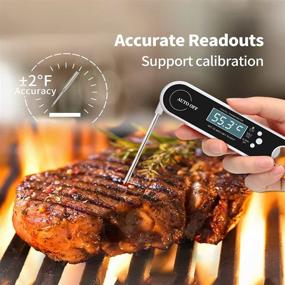 img 3 attached to 🌡️ Jisszhou Waterproof Dual-Probe Digital Meat Thermometer with Can Opener - Ideal for Cooking, Grilling, Refrigerator, Deep Frying, Baking, BBQ - Instant Read Food Thermometer with Auto On/Off