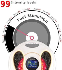 img 2 attached to Revitalizing EMS Foot Massager: Enhances Circulation, Alleviates Pain & Reduces Swelling for Neuropathy Relief