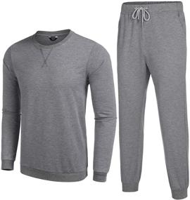 img 1 attached to COOFANDY Sweatpants Sweatshirt Athletic Trousers Men's Clothing