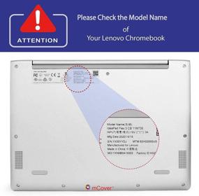 img 2 attached to mCover Hard Shell Case for 2021 Lenovo Flex 3 11M735 Chromebook - Blue