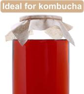 🔒 1 gallon glass jar set with airtight lid – made in usa for kombucha, kimchi, and more! logo