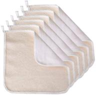 🧼 soft-weave exfoliating face and body wash cloth towel - 6 pack, ideal for skin care, shower scrubbing, and home massage logo