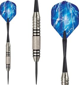 img 2 attached to 🎯 Silver Thunder Steel Tip Darts by Viper