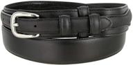 mens leather ranger belt black men's accessories and belts logo