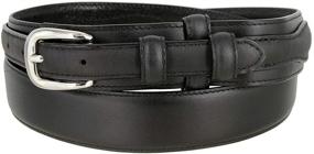 img 4 attached to Mens Leather Ranger Belt Black Men's Accessories and Belts