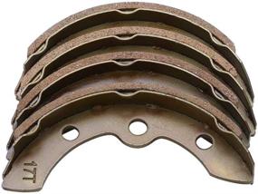 img 1 attached to ⛳ Golf Cart Brake Shoes for Club Car DS (1995-up) and All Club Car Precedent Golf Carts - OEM #1018232-01 (Set of 2 Short and 2 Long)