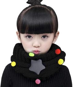img 4 attached to IPENNY Toddler Infinity Thicken Neckerchief Boys' Accessories for Cold Weather