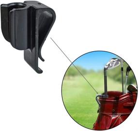 img 2 attached to 🏌️ Convenient Golf Bag Putter Clips - 2 Pack - Perfect Putter Clamp Holder and Organizer with Ball Marker!