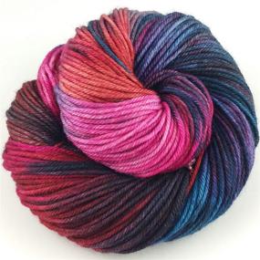 img 1 attached to 🧶 Manos Del Uruguay Alegria Grande AG6729 Tannat, 100g, Hand-Dyed Knitting Yarn