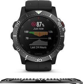 img 2 attached to 🔒 Кольцо ободка из нержавеющей стали BaiHui, совместимое с часами Garmin Fenix 5X Plus - защитное адгезивное кольцо ободка для Garmin Fenix 5X Plus, защита от царапин и столкновений - черное (не совместимо с Fenix 5 / 5X)