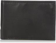 💼 buxton emblem double billfold wallet: classy and functional men's accessory! logo