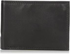 img 4 attached to 💼 Buxton Emblem Double Billfold Wallet: Classy and Functional Men's Accessory!