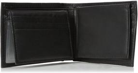 img 1 attached to 💼 Buxton Emblem Double Billfold Wallet: Classy and Functional Men's Accessory!