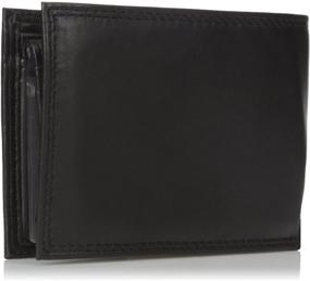 img 3 attached to 💼 Buxton Emblem Double Billfold Wallet: Classy and Functional Men's Accessory!