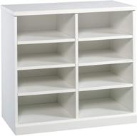 📦 sauder craft pro series open storage cabinet in white finish - improve your storage solution logo