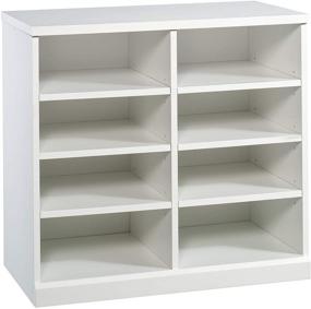 img 4 attached to 📦 Sauder Craft Pro Series Open Storage Cabinet in White Finish - Improve Your Storage Solution