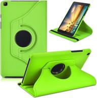 📱 detuosi 360° rotating case for samsung galaxy tab a 8.0 (sm-t290) - multi-angle stand cover in green logo