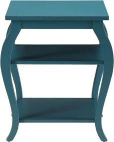img 3 attached to 🪑 ACME Furniture Becci End Table in Teal - Size: One Size