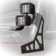 кронштейн для установки led фар внизу лобового стекла dv8 offroad для jeep wrangler jl и gladiator jt 2018+ - совместим с фарами для крепления к нижней стойке для установки двойного освещения. логотип